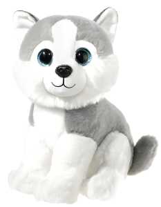 Heunec MISANIMO Husky mit Glitzeraugen Größe 23 cm