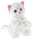 Heunec MISANIMO Glitter-Kitty Babykatze weiß Größe 20 cm