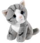 Heunec MISANIMO Mini-Mi Katze grau Größe 14 cm