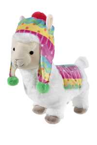 Heunec LAMA stehend mit Mützchen Größe 30 cm