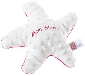 Heunec STELLINA Plüschi mit Stickerei hot pink Größe 25 cm