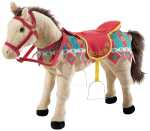 Heunec KARUSSELPFERD beige mit Sound Größe 75 cm