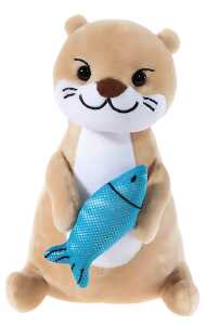 Heunec WANNABEE Otter mit Fisch Größe 20 cm