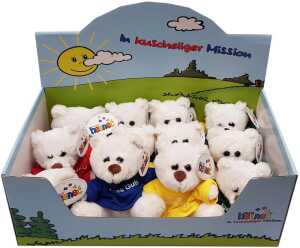 Heunec Bär mit Shirt & Botschaft Größe 12 cm