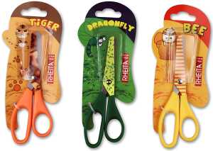 Kinderbastelschere, 3 verschiedene Motive, 13.5 cm, runde Ausführung