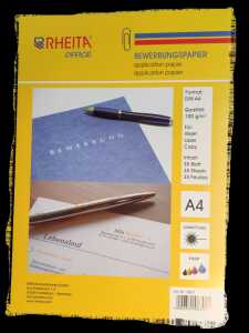 Bewerbungspapier, A4, 100g/m² Universalpapier, 35 Blatt pro Packung