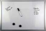 Magnet-Memo-Board 60 x 40cm m 2 Magneten und Boardmarker,...