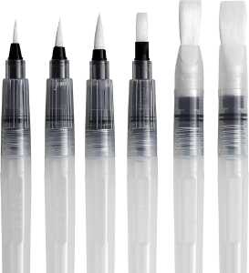 Wassertankpinsel-Set, 6-tlg. bestehend aus 3 Pinseln
