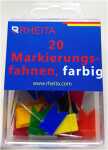 Markierungsfahnen, farblich sortiert, 20 Stück in...