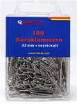 Rheita Büroklammern 32 mm, vernickelt, 100 in...