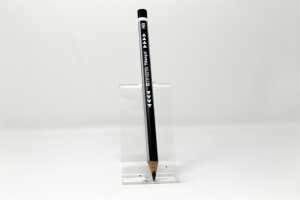 Jumbo-Bleistift, blau/silber lackiert, Mine 4mm, HB, Softgriff,