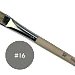 Borstenpinsel Gr.16,natur, flache Form aus Naturhaar lose im Karton