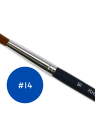 Rheita Synthetikpinsel Gr.14, blau, runde Form, lose im...