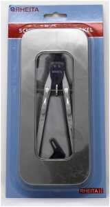 Schnellverstellzirkel mit 2 Kniegelenken, blau/silber, Ersatzmine