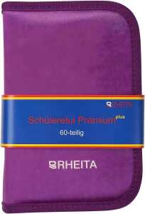 Rheita Schüleretui Premium, 60-teilig, sortiert, 4006335409149