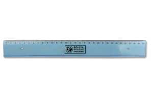 Rheita Flex-Lineal, blau transparent, 30 cm, flexibel, bruchsicher