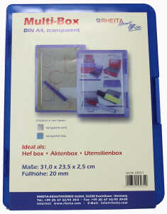 Heft & Sammelbox zum Ablegen von Unterlagen, A4, farblich sort