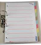 Rheita Papierregister 10-teilig, A4, 10-farbig, 180g/m²