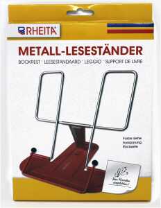 Rheita Leseständer aus Ganzmetall, breite Auflage, 4006335570016