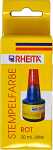 Rheita Stempelfarbe ohne Öl, 30ml rot in...