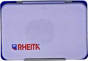 Rheita Stempelkissen metall, blau, Größe 2 (7x11cm)