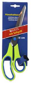 Rheita Büro / Haushaltsschere, 25 cm, auf Nietkarte mit Softgriff