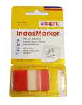 Indexe aus Folie im Spender, rot/transparent, 25 x 43 mm,...