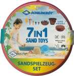 Elliot 7 in 1 Sand Toys Falteimer Set, rot