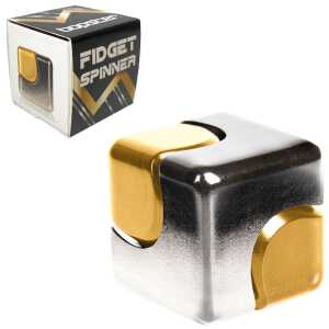 FidgetToy Cube - Silver & Gold