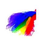 Elliot Jongliertuch 65 x 65 cm, neonblau