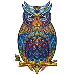 UNIDRAGON Charming Owl 21 x 35 cm 186 Teile Holz-Puzzle