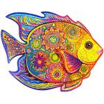 UNIDRAGON Shining Fish 32 x 24 cm 196 Teile Holz-Puzzle