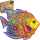 UNIDRAGON Shining Fish 32 x 24 cm 196 Teile Holz-Puzzle