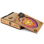 UNIDRAGON Mysterious Lion 24 x 31 cm 192 Teile Holz-Puzzle