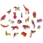 UNIDRAGON Mysterious Lion 31 x 40 cm 327 Teile Holz-Puzzle