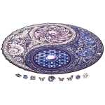 UNIDRAGON Mandala Gegensätz 33 x 33 cm 350 Teile Holz-Puzzle