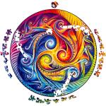 UNIDRAGON Mandala Galaxien 25 x 25 cm 200 Teile Holz-Puzzle
