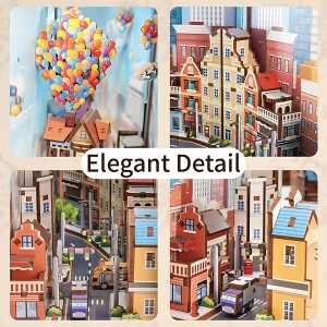 TONECHEER Travel with the Wind Diorama 8 x 18 x 24,5 cm