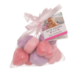 OOTB Sprudelnde Badeherzen mit Rosenduft.