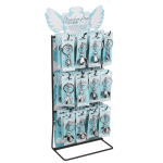 OOTB Gebürsteter Metall-Schlüsselanhänger Engel