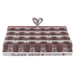 OOTB Glasbär mit Herz ca. 45 cm