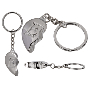 OOTB Metall-Schlüsselanhänger Broken Heart