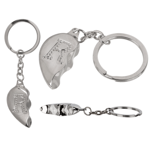 OOTB Metall-Schlüsselanhänger Broken Heart