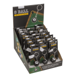 OOTB Metall-Schlüsselanhänger Billardkugel Schwarze 8