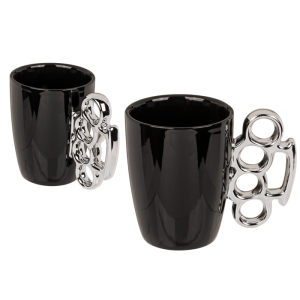 OOTB Schwarzer Becher Schlagring ca. 125 x 11 cm