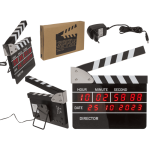 OOTB Wecker mit Digitaluhr & Datumsanzeige Filmklappe