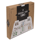 OOTB Glas-Trinkspiel Ludo mit 16 Gläsern & 2 Würfeln