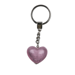 OOTB Metall-Schlüsselanhänger Glasherz ca. 2 cm