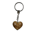 OOTB Metall-Schlüsselanhänger Glasherz ca. 2 cm