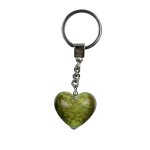 OOTB Metall-Schlüsselanhänger Glasherz ca. 2 cm